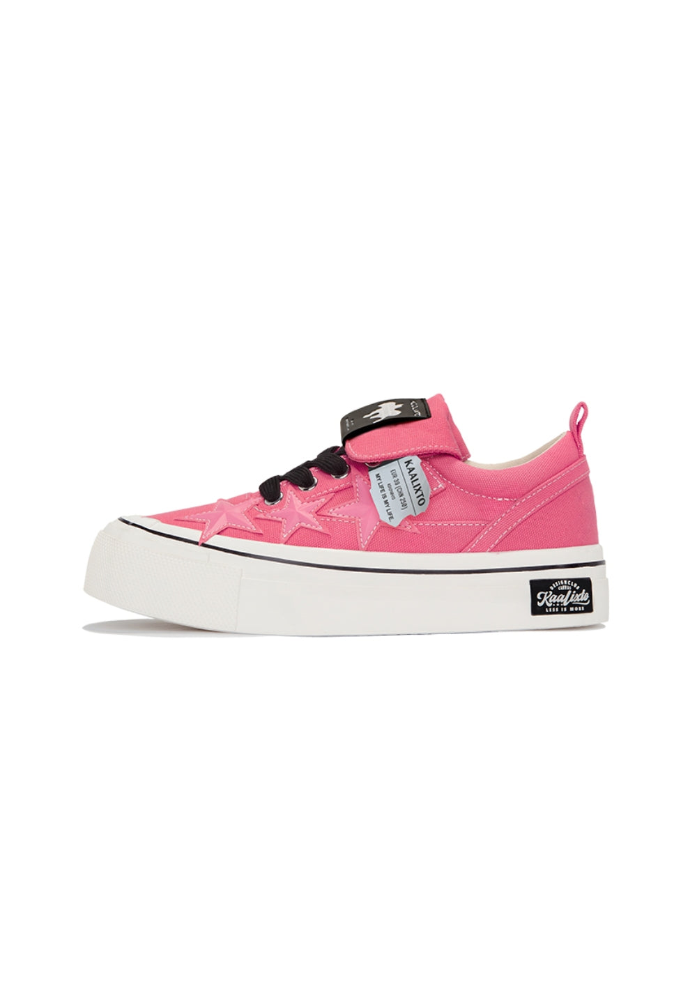 KAALIXTO丨Cheese Raspberry Pink Canvas Star Shoes - PSYLOS 1, KAALIXTO丨Cheese Raspberry Pink Canvas Star Shoes, Canvas Sneakers, KAALIXTO•JAPAN, PSYLOS 1